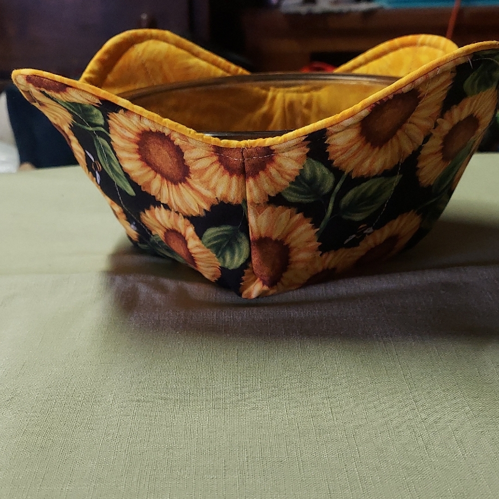 Handmade-Sunflower Bowl Cozy